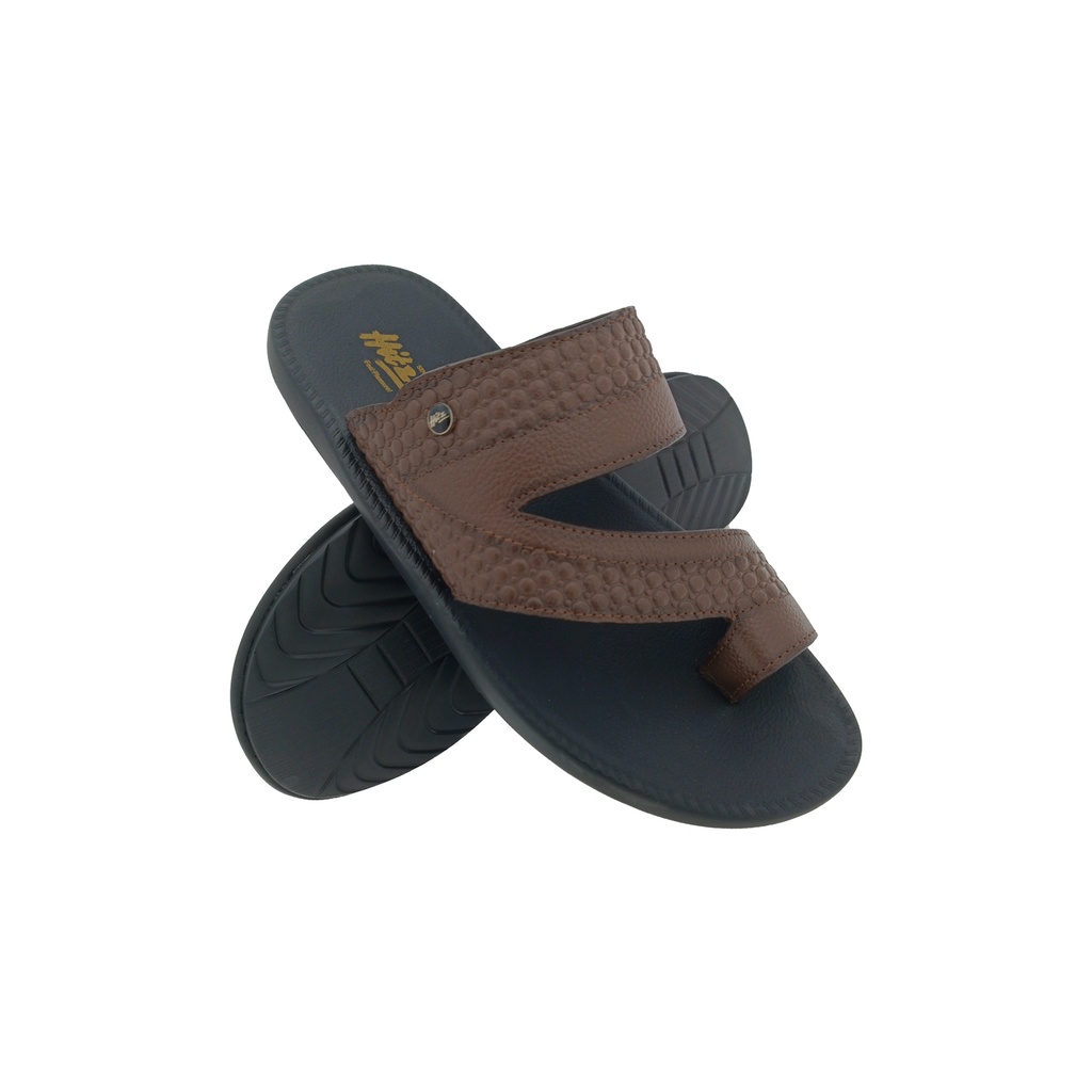 HITZ 963 BROWN MENS LEATHER CHAPPAL