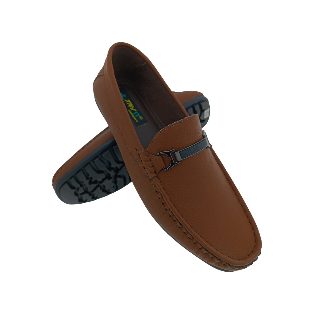 TRYIT 980 TAN MENS BOADER LOAFER