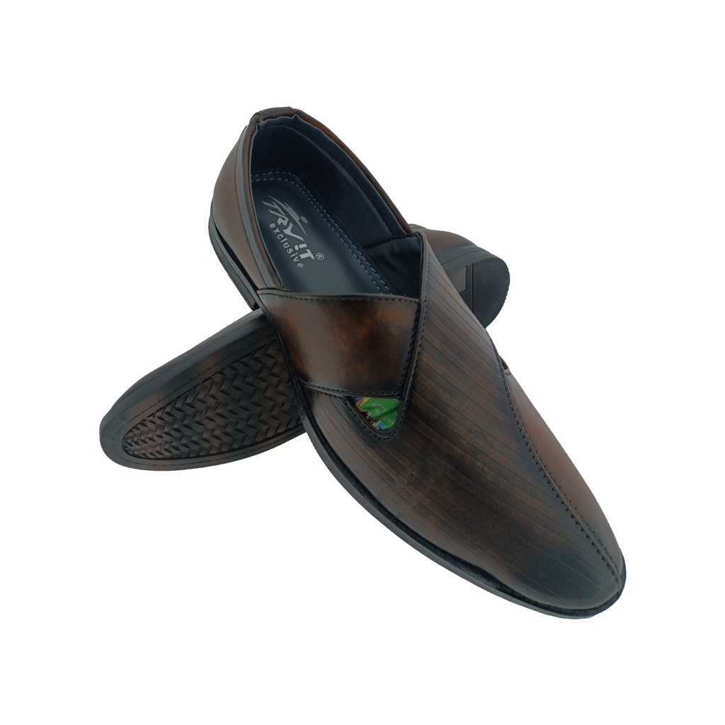 TRYIT 2332 BROWN MENS TRADITIONAL SANDAL