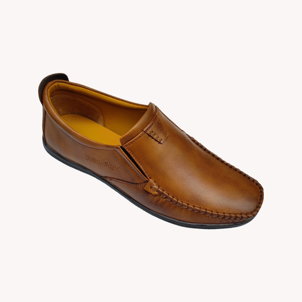 FORTUNE PEOPLES MEN'S CASUAL LOAFER SHOE TAN