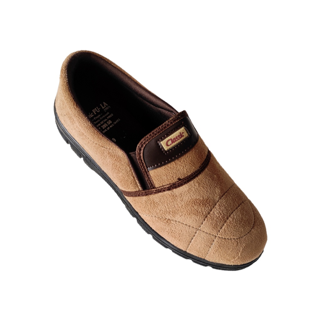 LAKHANI MEN'S CANWAS SHOE BROWN