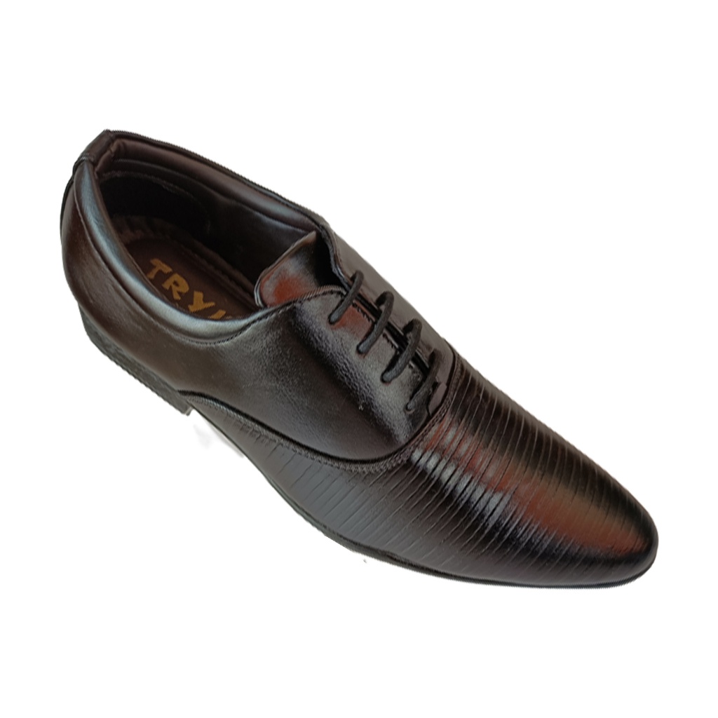 TRY IT MEN'S FORMAL SHOE BLACK