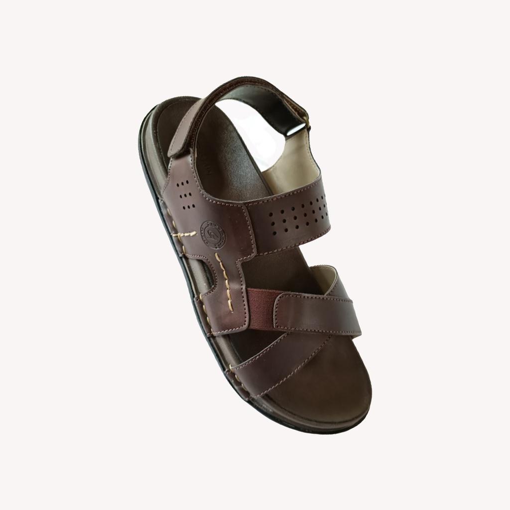 LEE GRAIN MEN'S CASUAL SANDAL BROWN