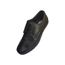 TRI IT MEN'S LEATHER SHOE BLACK