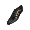 ZEED MEN'S MIRROR SHINE SHOE BLACK