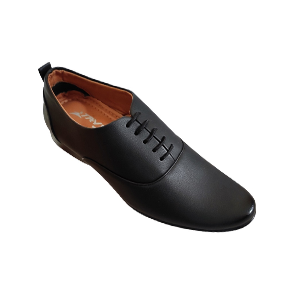 TRY IT MEN'S FORMAL SHOE BLACK