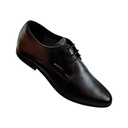 LEE COOPER MEN'S LEATHER SHOE BLACK