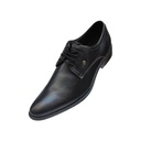 SHOEZAR MEN'S LEATHER SHOE BLACK