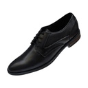 WOOD ACTIVE MEN'S LEATHER SHOE BLACK