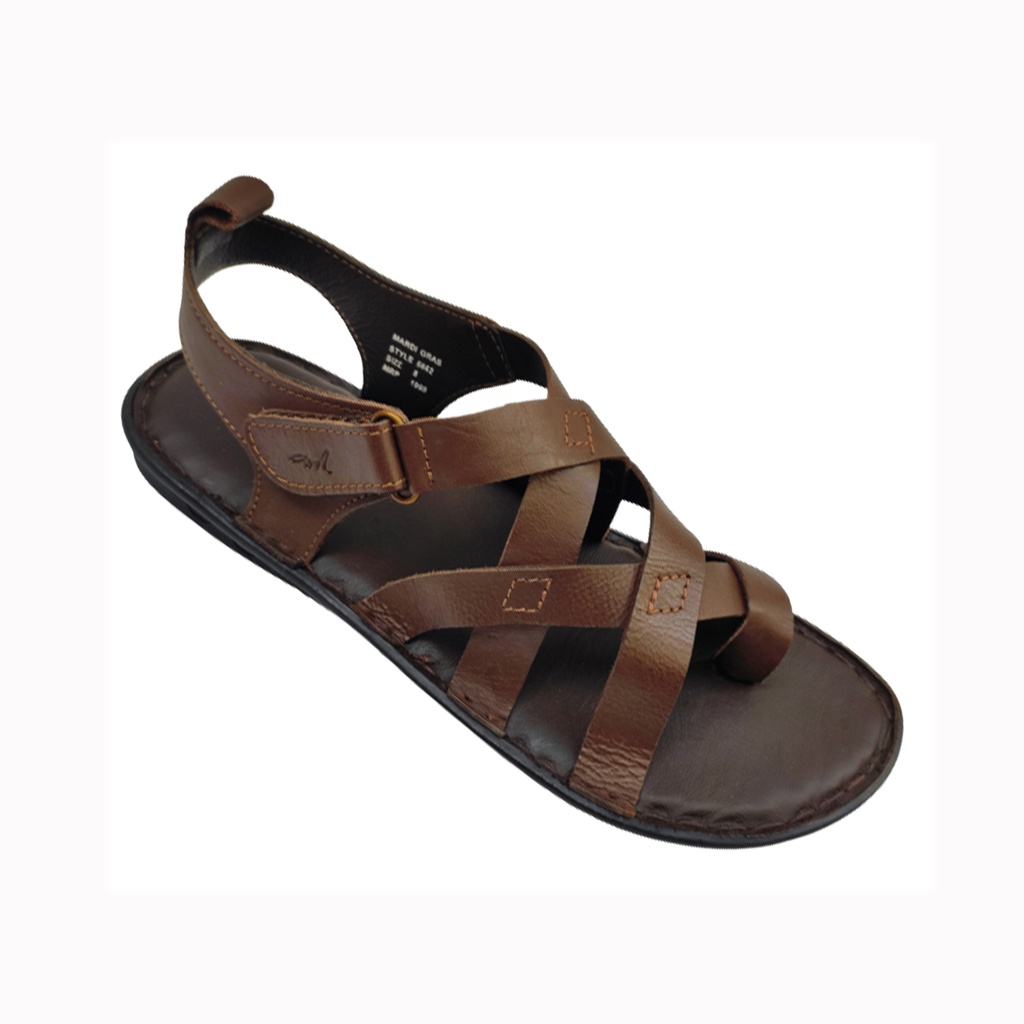 MARDI GRA MEN'S SANDAL BROWN