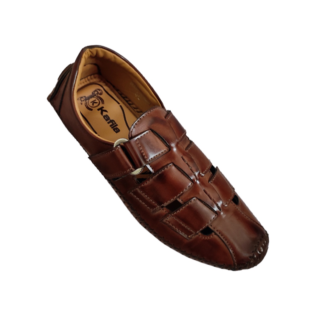 KAFILA MEN'S SANDAL BROWN