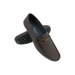 [E1086] TRYIT 843 BROWN MENS BOADER LOAFER