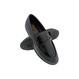 [E1097] SHOOEZ 0304 BLACK MENS PANNY LOAFER