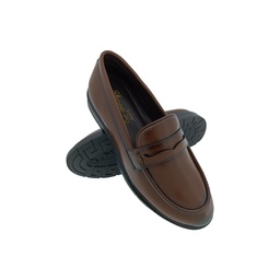 [E1095] SHOOEZ 0304 BROWN MENS PANNY LOAFER
