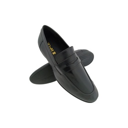 [B695] ZOOM S1441 BLACK MENS POINT LOAFER