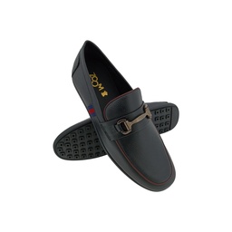 [B694] ZOOM D9845 BLACK MENS BOADER LOAFER