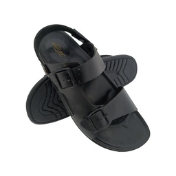 [S134] LANCER LUXE102 BLACK MENS SANDAL