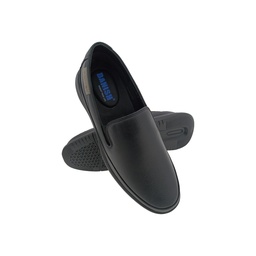 [A142] BANISH SKY-118 BLACK MENS SLIPON SHOE