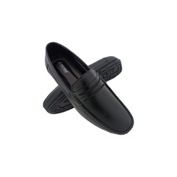 [E1123] JACK ARROW LTR-8007 BLACK MENS BOADER LOAFER