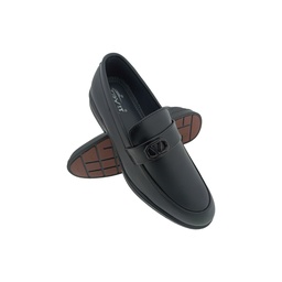 [E1136] TRYIT 3415 BLACK MENS POINT LOAFER