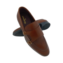 [B718] HANDCRAFTED HR7411 BROWN MENS POINT LOAFER