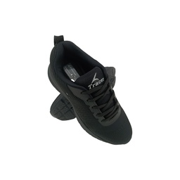 [X072] TRACER REVIVE-11 BLACK UNISEX LACEUP SPORTS SHOE