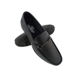 [E1164] JACOBIAN 556 BLACK MENS BOADER LOAFER