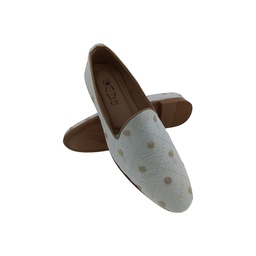 [E1170] HARDY F40 WHITE MENS TRADITIONAL MOJARI