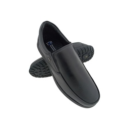 [A140] 13REASONSCOMFORT-05 BLACK MENS SLIPON SHOE