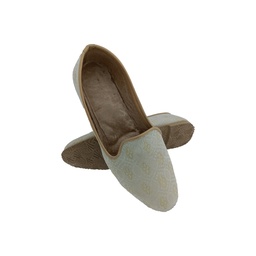 [JU009] JUTTI 20 WHITE MENS TRADITIONAL MOJARI