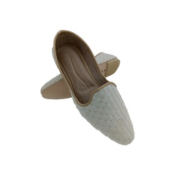 [JU012] JUTTI 16 WHITE MENS TRADITIONAL MOJARI