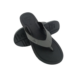 [CC863] OXER EDDIE-II GREY/BLACK MENS V-BELT SLIPPER