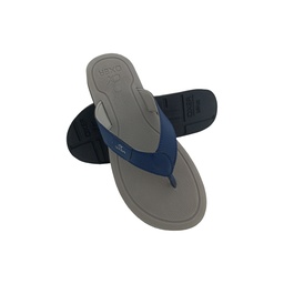 [CC862] OXER EDDIE-II GREY/BLUE MENS V-BELT SLIPPER