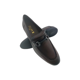[B727] ZOOM S1431 BROWN MENS POINT LOAFER