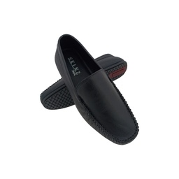 [B733] SKINZ P03 BLACK BOADER LOAFER