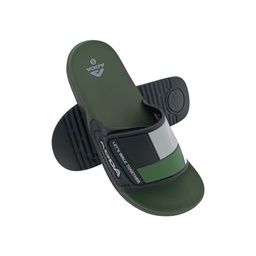 [CC872] ADDA GRAPHIC OLIVE MENS FLIPFLOP