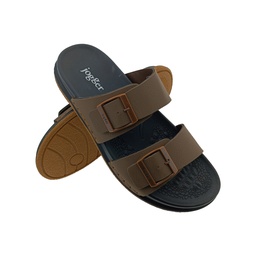 [CC884] JOGGER 52100 KHAKI/BLACK MENS CHAPPAL