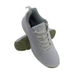 [PU129] PUMA 107807-07 WHITE/SLIVER MENS LACEUP SPORTS SHOE