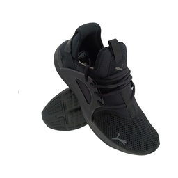 [PU135] PUMA 312074-01 FULL BLACK MENS LACEUP SPORTS SHOE