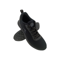 [SP1187] ABROS ASSG1542 BLACK/D.GREY MENS LACEUP SPORTS SHOE