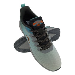 [SP1191] ABROS ASSG1487 L.GREY/BLACK MENS LACEUP SPORTS SHOE
