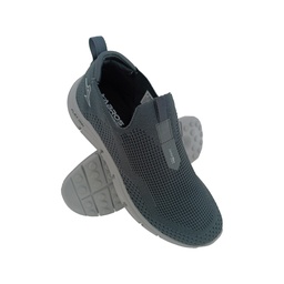 [SP1192] ABROSASSG1455 D.GREY/LT.GREY MENS SLIPON SPORTS SHOE