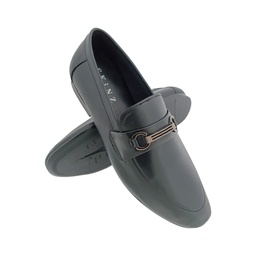 [B744] SKINZ 59012 BLACK MENS POINT LOAFER