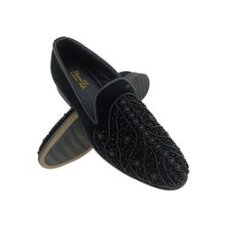 [E1190] SHOOEZ 3275 BLACK MENS TRADITIONAL LOAFER