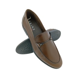 [B747] SKINZ 71007 BROWN MENS POINT LOAFER
