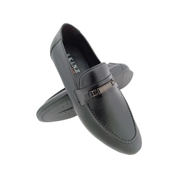 [B749] SKINZ 59015 BLACK MENS POINT LOAFER