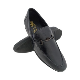 [B754] HITZ 6902 BLACK MENS POINT LOAFER