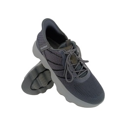 [SP1198] COLUMBUS GENERIC D.GREY/BLACK MENS LACEUP SPORTS SHOE