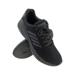 [SP1204] COLUMBUS LEGENDER FULL BLACK MENS LACEUP SPORTS SHOE