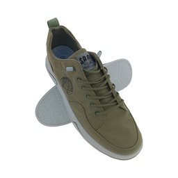 [Y210] RUNNER JP-943 KHAKI/WHITE MENS SLIPON SNEAKERS
